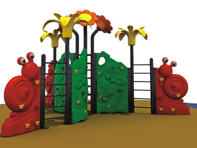 Affordable Outdoor Freestanding Climbing Wall for Kids LP-026